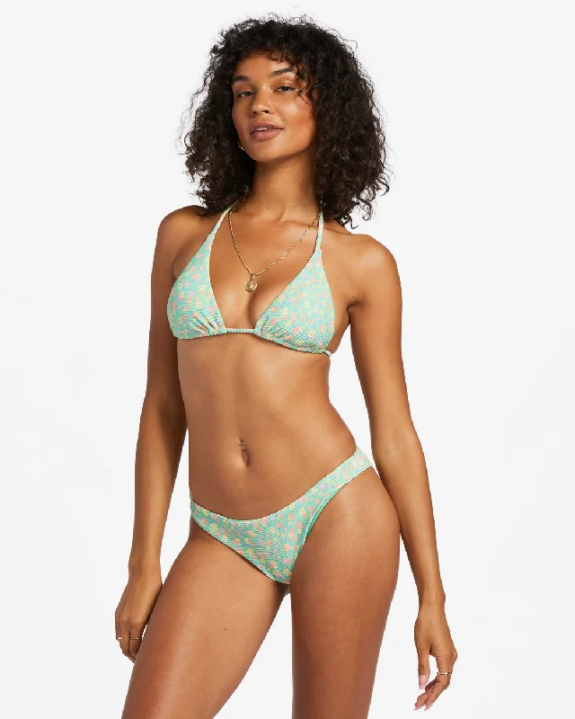 Sustainable bikini made from recycled materials for eco - conscious beachgoersI Sea You Tanlines Triangle Bikini Top - Spearmint Sustainable bikini made from recycled materials for eco - conscious beachgoersI Sea You Tanlines Triangle Bikini Top - Spearmint