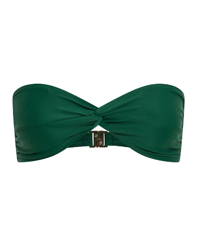 String bikini for a minimalistic and sexy beach stylePositano Top Emerald