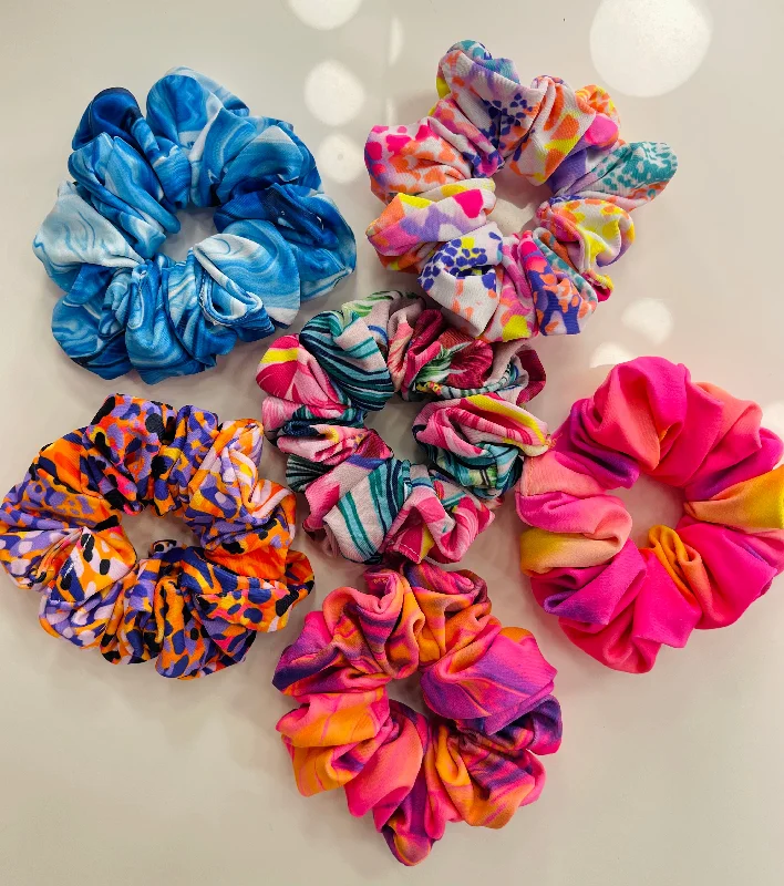 Monokini - style bikini with a unique one - piece - meets - bikini designSCRUNCHIES
