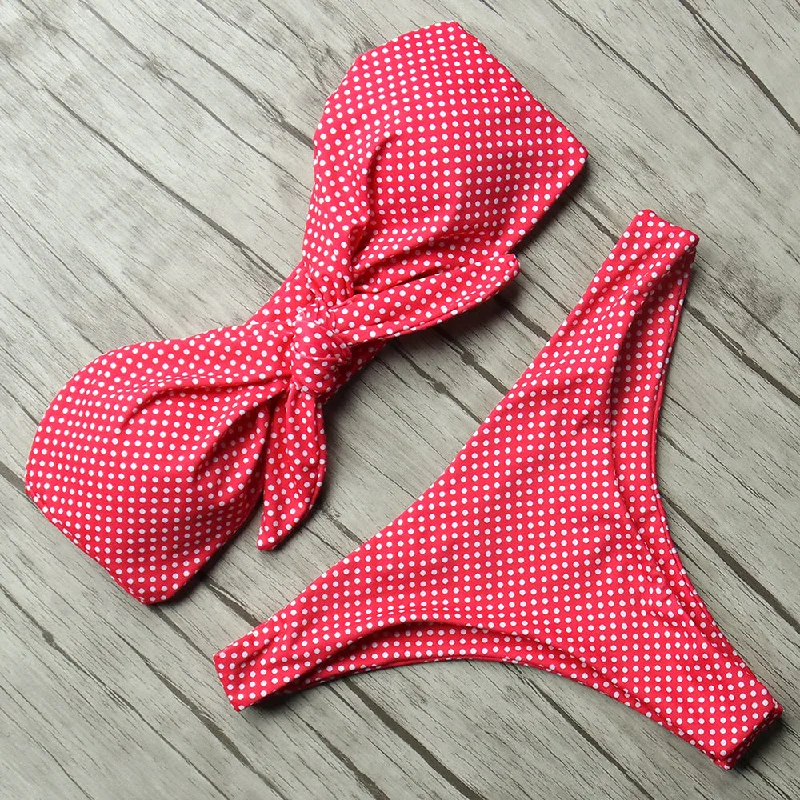 Convertible bikini that can be worn in multiple styles for versatilitySolid Bandeau Bikini Set 2020 Sexy Swimsuit Women Bikini Brazilian Thong Swimwear Female Halter top Bathing Suit Swimming Wear Convertible bikini that can be worn in multiple styles for versatilitySolid Bandeau Bikini Set 2020 Sexy Swimsuit Women Bikini Brazilian Thong Swimwear Female Halter top Bathing Suit Swimming Wear