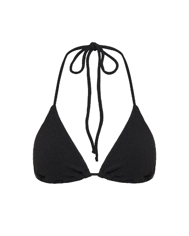Floral - printed bikini for a feminine and colorful beach vibeSorrento Top Black